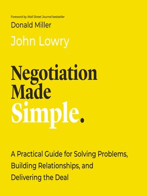 cover image of Negotiation Made Simple